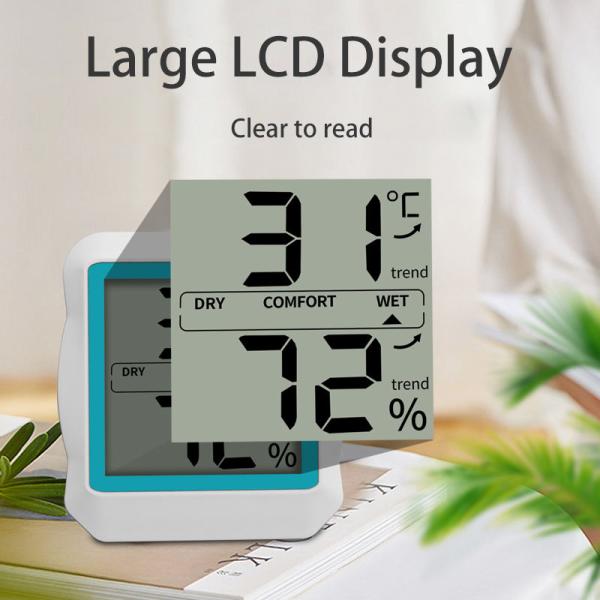 DTH-166 Accurate Household Thermometer for Measuring Humidity and Temperature Compact and Convenient Design