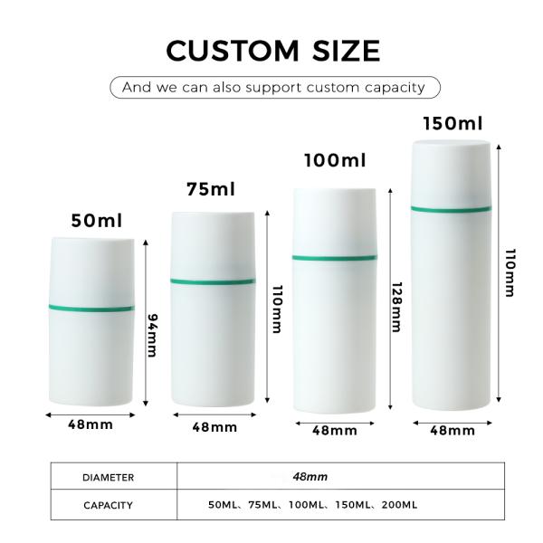 Custom Color PET Foam Pump Bottle 30ml-200ml for Skincare