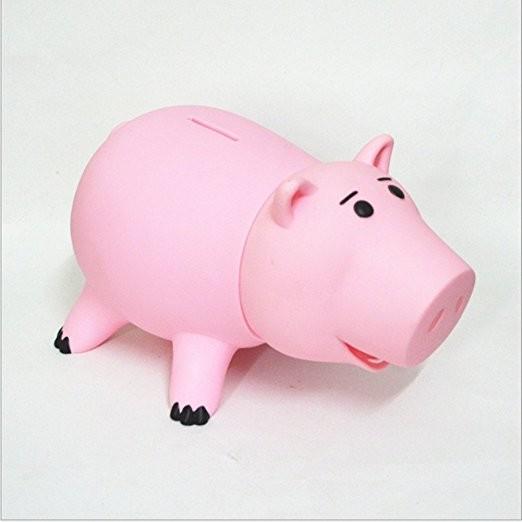 PVC Model Toys Kids Piggy Banks Pink Coin Money Box Eco Friendly Vinyl Material