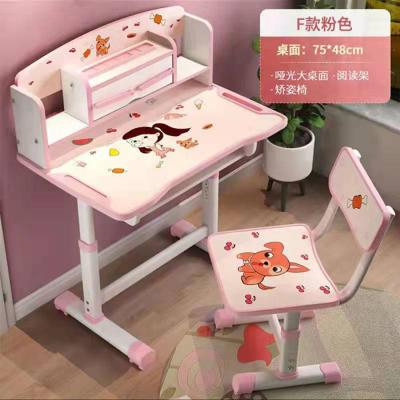 Large Childrens Plastic Desk And Chair Study Height Adjustable Desktop 60x40cm
