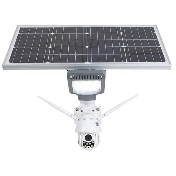Solar Street Light with WIFI and Security Camera Light Power 100W for Gate