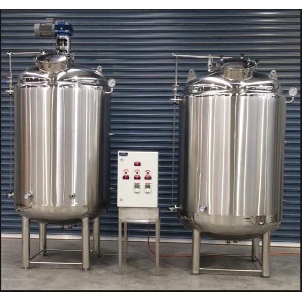 500L - 1500L Customized Voltage Wine Fermentation Tank Brite Tank Beer Storage