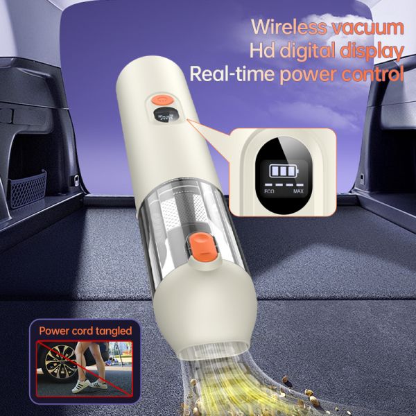 Portable Strong Suction Car Vacuum Cleaner 14000Pa For Pet Hair