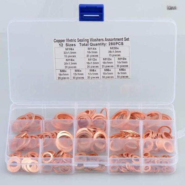 Copper Washer Marine Fuel Injector Washer Sealing Washer