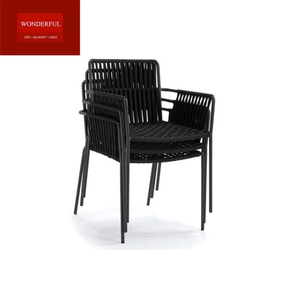 Home Used Outdoor Dining Chair with Customized Good Standard Rope and Foldable Design