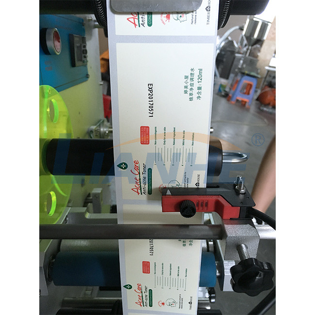 машина для прикрепления этикеток 220V круглой бутылки 10-110mm Semi автоматическая