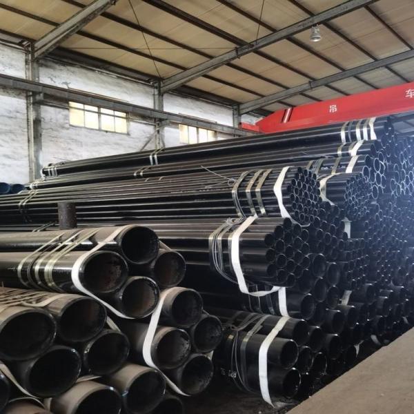 Fornecimento API5l X42 X46 X52 aço carbono 2 -48 tubos de aço soldados para linha de tubulação de gás