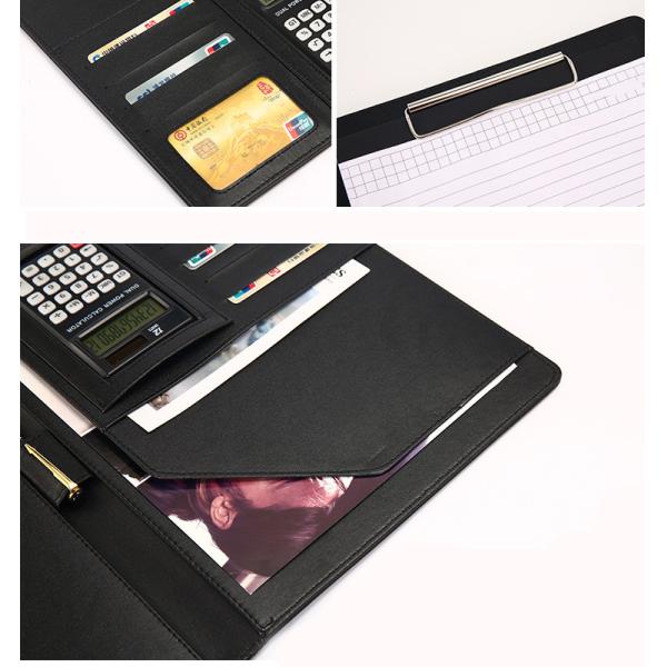 Логотип Multiscene водоустойчивого портфолио дела документа кожаного Washable изготовленный на заказ