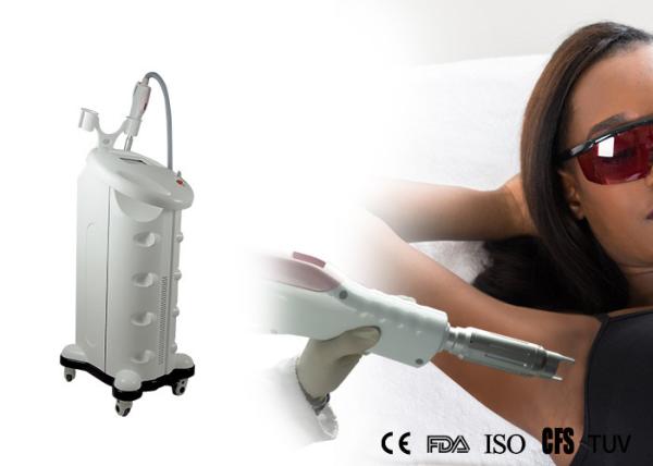 Vertical Style Nd Yag Laser Hair Removal Machine Skin Rejuvenation Simple Operation