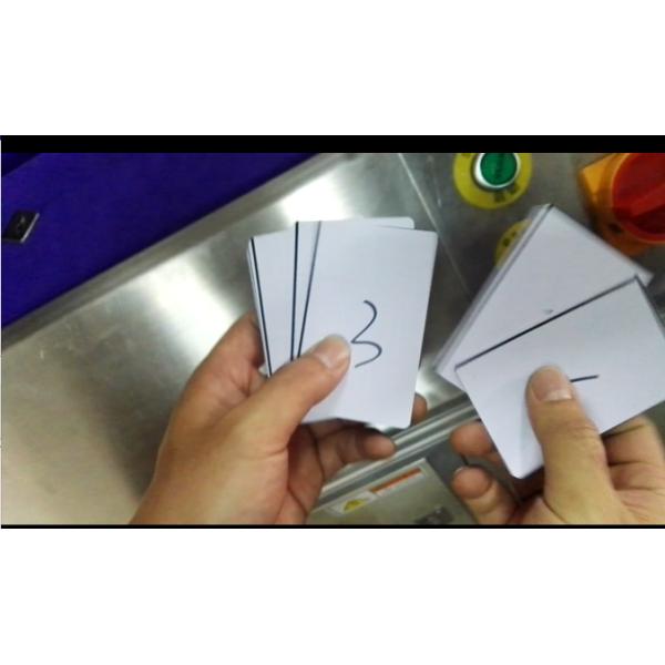 Sequential Number Full Automatic Plastic Card 3x8 Punching Auto Card Die Cutter YLP-SN