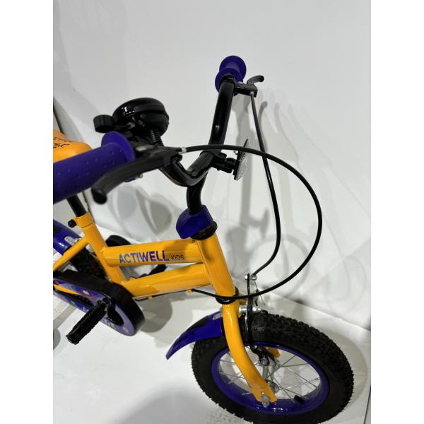 Алюминиевый корпус из стали Легкий детский велосипед с 4 колесами 12 дюймовый детский велосипед