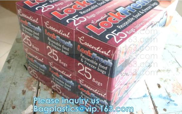 Zipper Mini lock Bags Slider lock Bags, Resealable Zipper Jumbo Size QUART ZIPPER FREEZER BAG