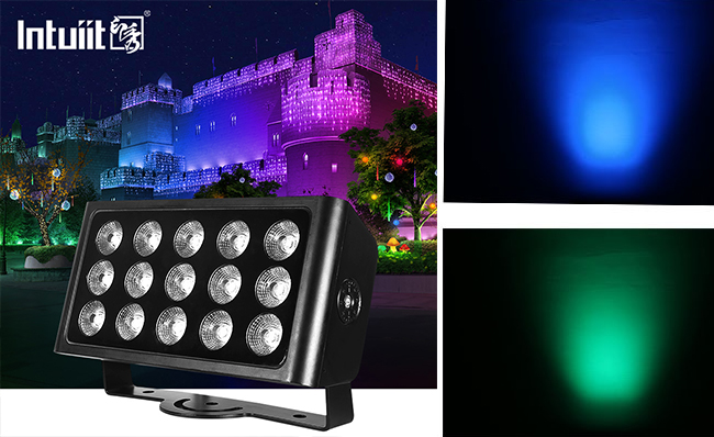 Поставщик более дешевый rgb фабрики освещения этапа Китая привел на открытом воздухе света потока для деревьев, buliding