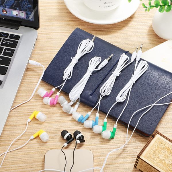 Tour Guide Headphones with 20Hz 20KHz Frequency Range and Single PIN Disposable Wired Earphones