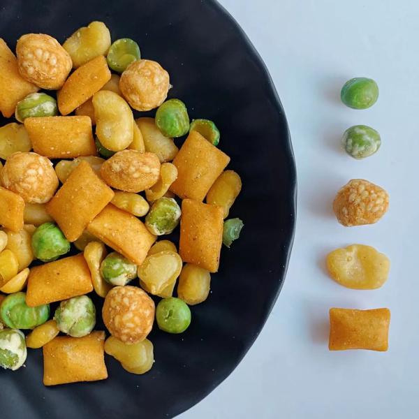 Asian Thai Style Coated Peanut Snack Customized Assorted Nut Snack Mix