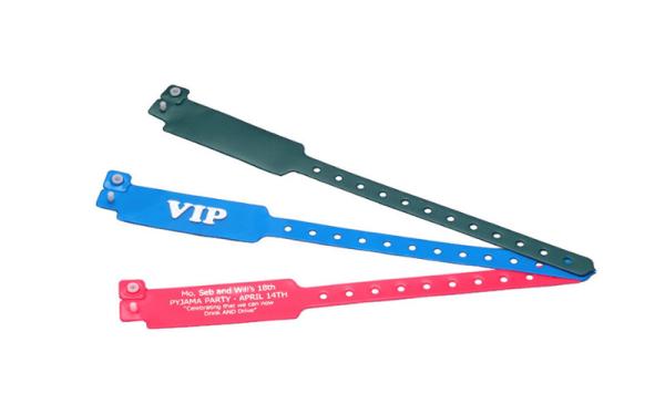 Party Promotional Bracelets And Wristbands Water Resistance Soft Touching