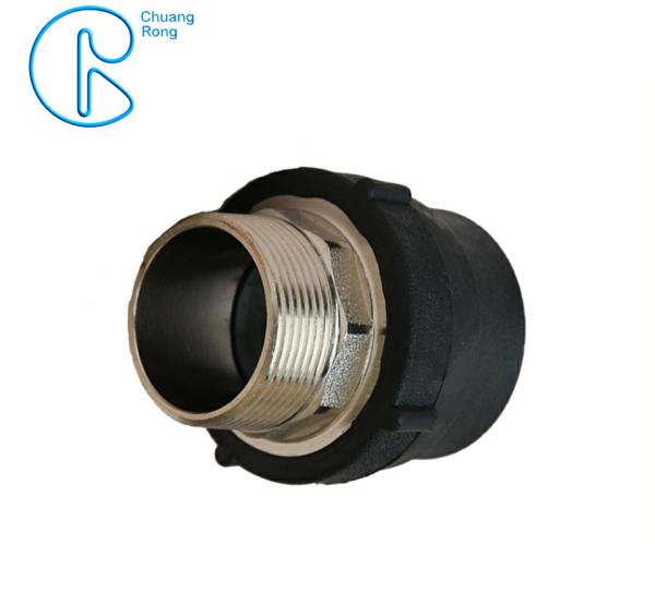 PE100 PN16 SDR11 HDPE Male Thread Union For Food And Chemical Industry