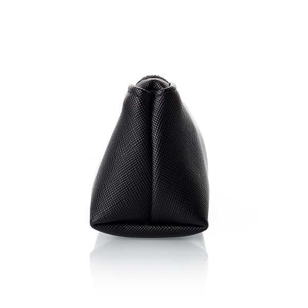 Small 21x6x5cm Portable Cosmetic Bag Light Weight PU Leather