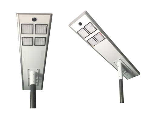 Integrated Solar Street Light 120w Led Lamp 12v120w Max Power Die Casting Aluminum Body