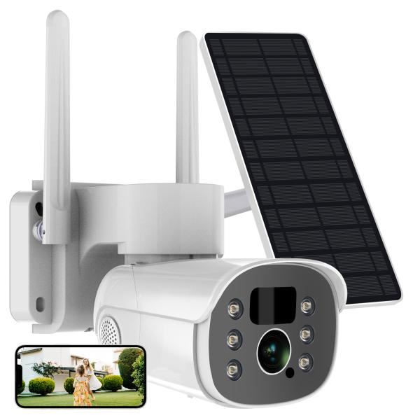 Солнечная батарея PTZ Bullet Camera Tuya Smart PIR Motion WiFi 2MP CCTV IP-камера безопасности