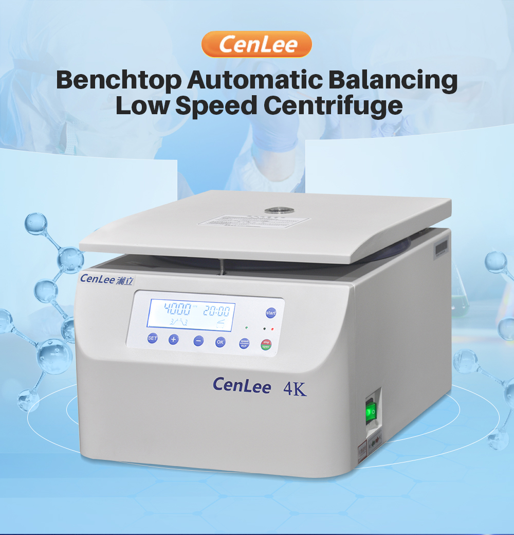 High Quality 4000RPM Desktop Centrifuge for Clinical Laboratory Use PRF Treatments 6x50ml Angle Rotor LCD Display
