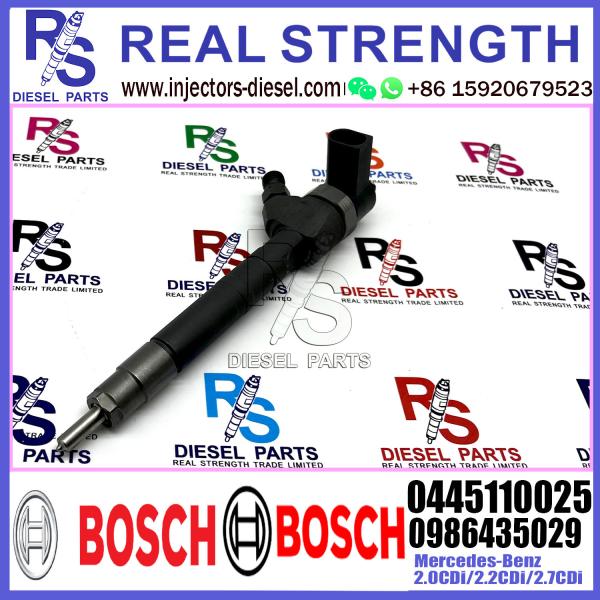 Injetor comum 0445110025 A611070068780 A611070068738 do trilho do combustível diesel para o motor de Mercedes-Benz 2.0CDi/2.2CDi/2.7CDi