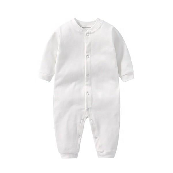 Custom Design Organic Cotton Bamboo Baby Clothes Baby Boy Romper Unisex Onesie Long Sleeve Soft Clothes Baby Bodysuit