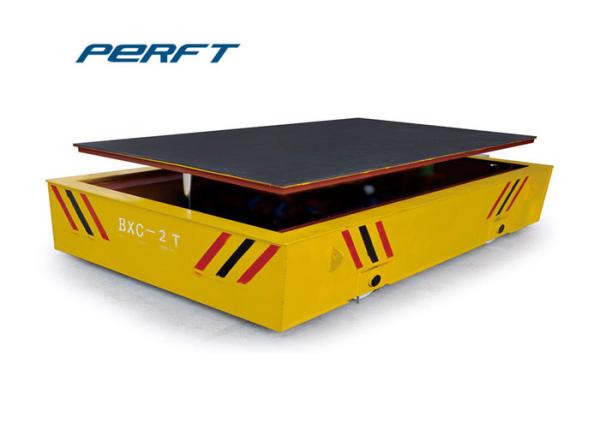 O equipamento do transporte de materiais da bateria do trilho resistente Scissor o levantamento hidráulico