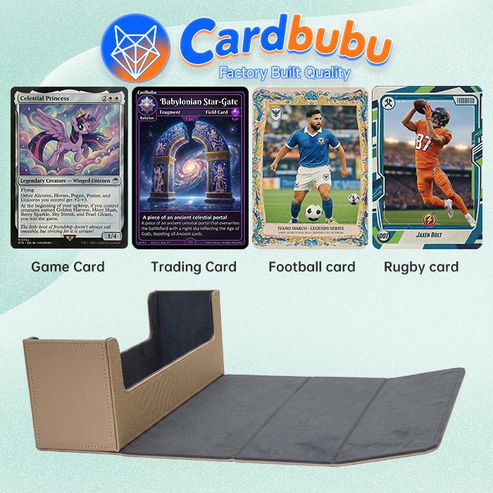 Durable Double Deck Box Customer'S Logo Storage Solution Pokemon Deck Box PT CG