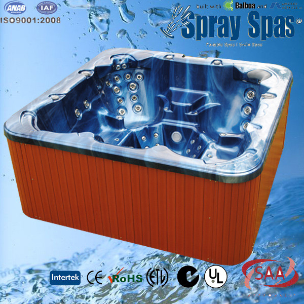 All seats balboa control acrylic shell square massage outdoor hydrotherapy spa