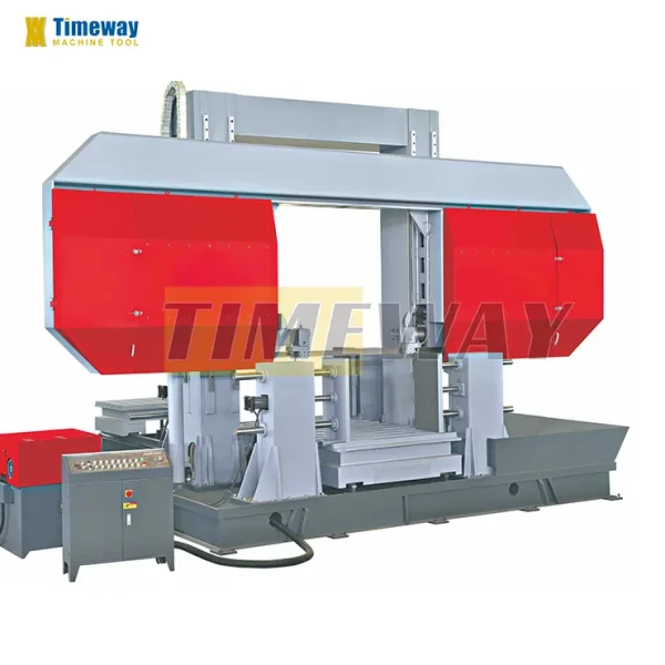 1.5kW Hydraulic Motor Power Semi Automatic Metal Band Sawing Machine for Cutting Metal
