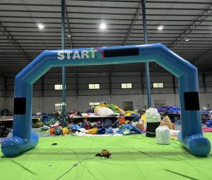 オーダーメイド 膨らませるアーチ 広告 スタート 屋外 膨らませるアーチ 入場アーチ マラソン レースライン アーチウェイ