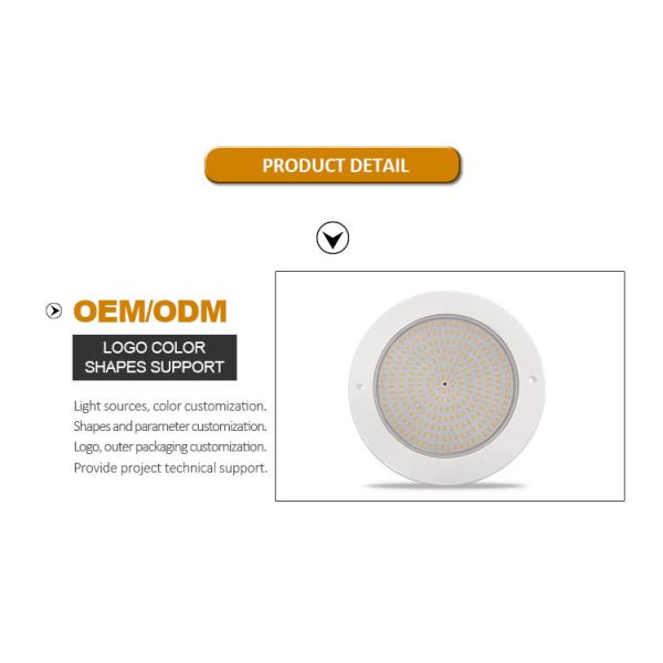 6W LED PAR56 бассейнный свет Ультра тонкий ПК материал Стенный монтаж бассейнные огни