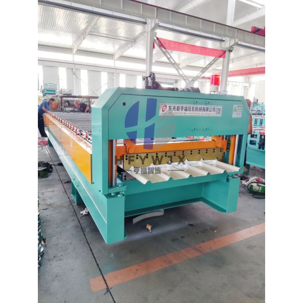 1000 Type High Speed 13 Row Trapezoidal Roll Forming Machine With 12-15M/Min Forming Speed
