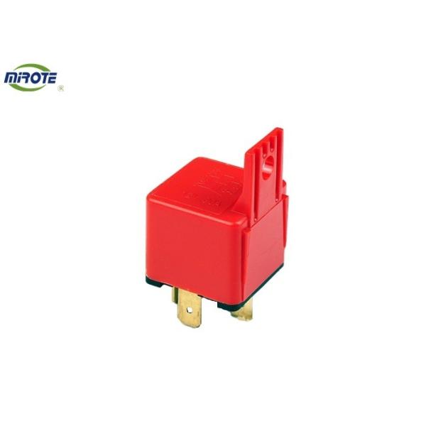Red Cover 40 Amp Relay 4 Pin HELLA Mini Auto Relay With Bracket For Car Headlight 24v relay automotive