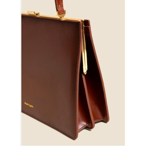 Leather Bag Hand Carry Large Female Bag Clip Ladies Tote Handbag