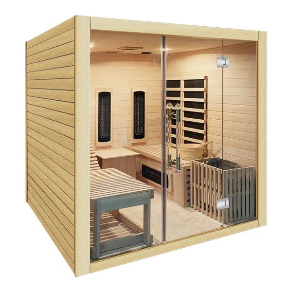 Traditional Style Traditional Steam Sauna Room Steamer Indoor Wooden Infrared Dry Sauna Room Traditional Sauna With Heater