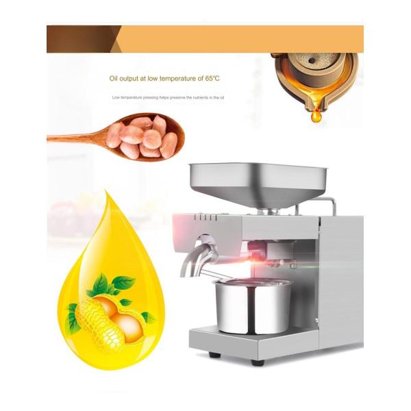 Multifunctional Household Home Provided Peanut Oil Extraction Machine Cold Hot Pressing 8 KG Other