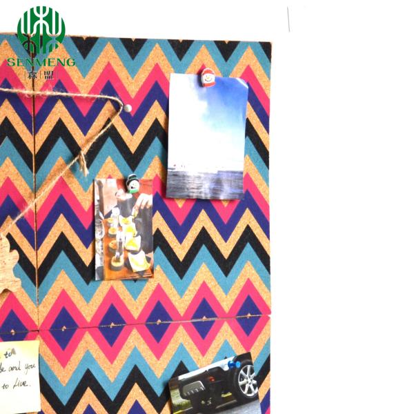 Wholesale Wall Decorative in Office and School Colorful Message Notice Cork Board