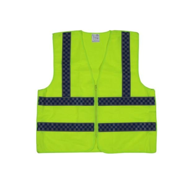 Fashion Working Clothes High Visibility Reflective Vest Comfort For Industrial