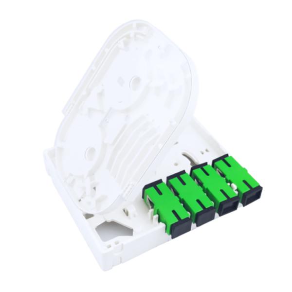 4 ядра Пластиковая волоконно-оптическая лицевая панель разъема панель SC соединитель для FTTX в помещении 5