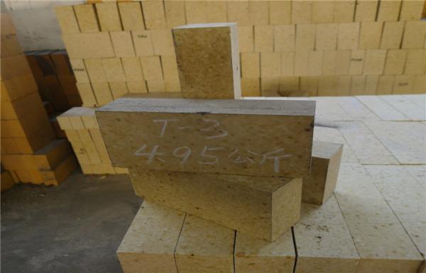 Wear Resistance High Alumina Brick , refractory fire bricks For Hot Blast Furnace