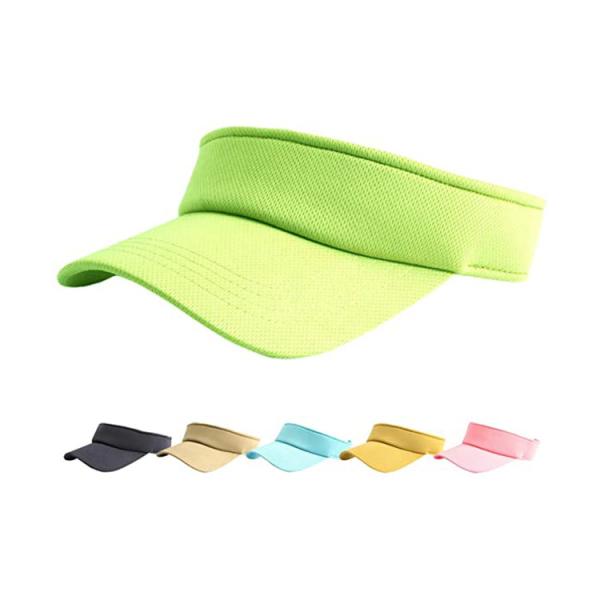 Os adultos esvaziam o fechamento plástico da parte traseira de Velcro do chapéu da viseira das senhoras Sun