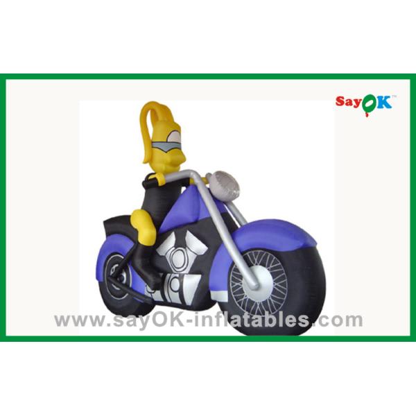 Мотоцикл напольной рекламы раздувной для сбывания