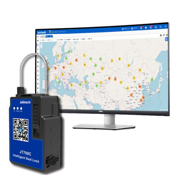o telecontrole 4G destrava o fechamento eletrônico esperto de GPS do selo da grande bateria