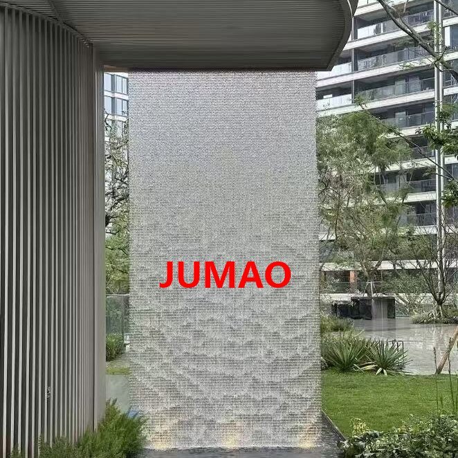 316L Stainless Steel Water Curtain with Customizable Size and Adjustable Water Flow for Indoor & Outdoor Use