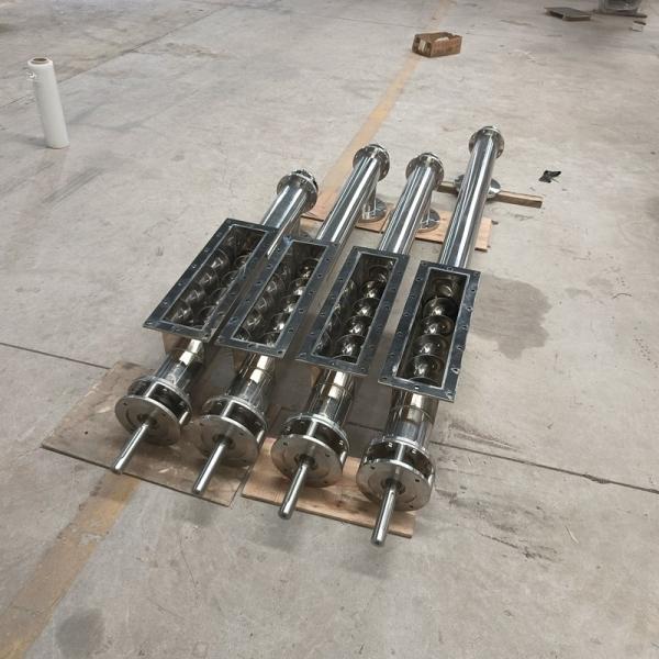 Transporteur à vis d'alimentation en acier inoxydable de qualité industrielle pour centrales électriques à ciment