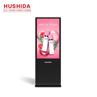 43 polegadas de HUSHIDA pavimentam o quiosque completo comercial estando da exposição do Signage 1080p HD de Digitas