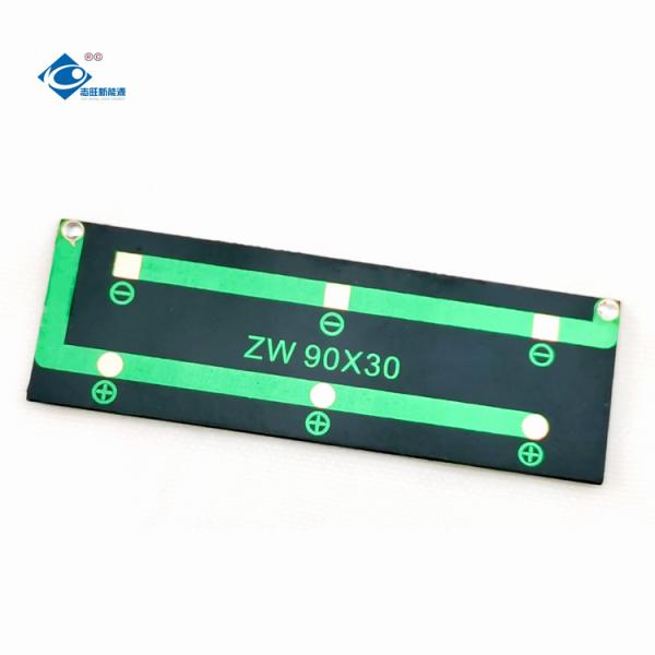 painel solar solar 5.5V fotovoltaico 90x30x2.5mm de painel ZW-9030 de resina de cola Epoxy 0.3W