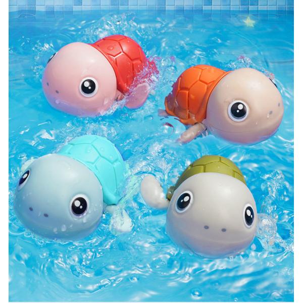 Water Bath Toy for Toddlers 1-3 Years Old Cute Animal Clockwork Bathtub Swimming Pool